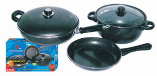 七件套不粘锅高清图片赏析——走进永康同泰金属制品厂的专业制造